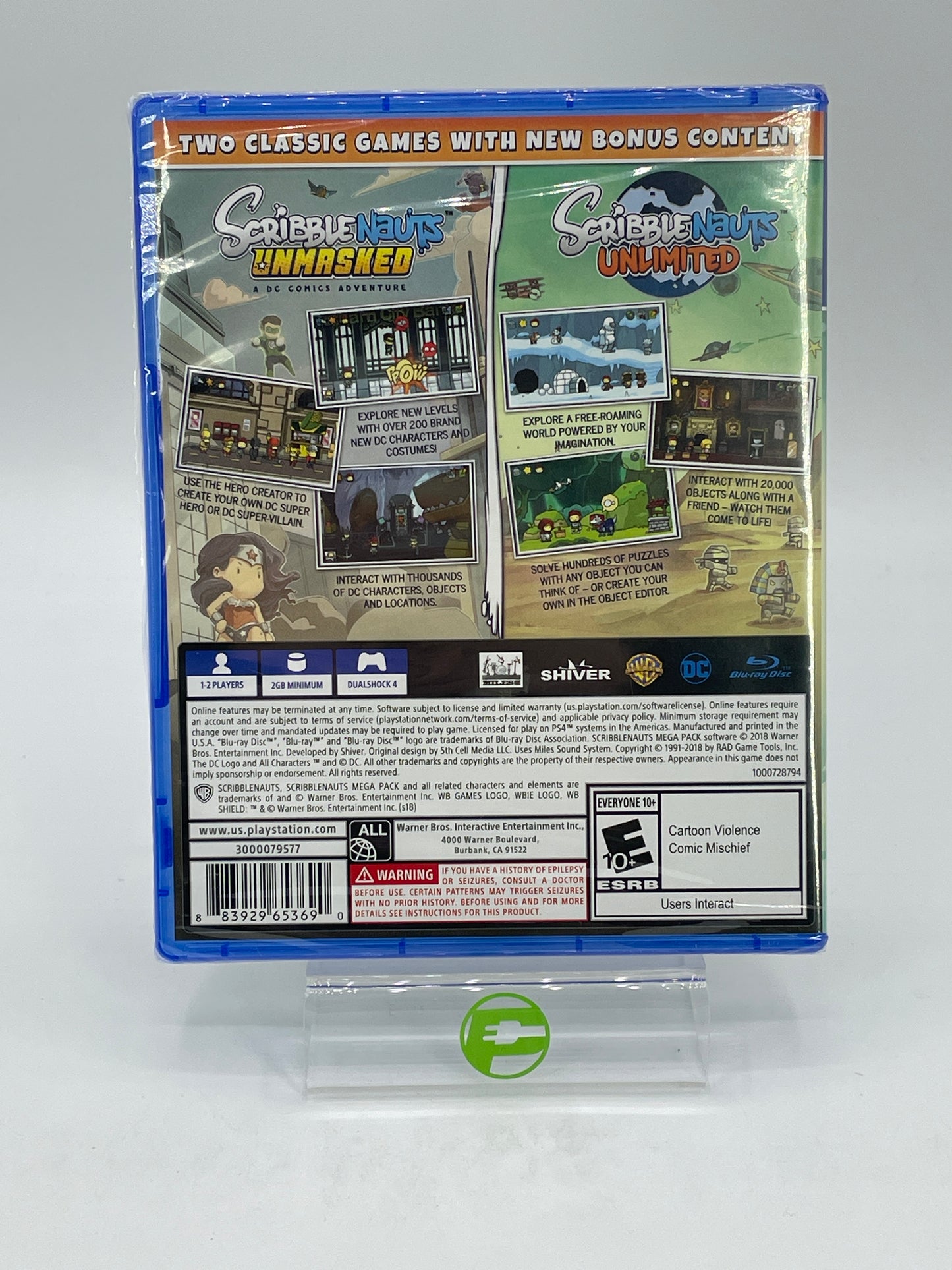 New Scribblenauts Mega Pack (Sony PlayStation 4 PS4, 2018)