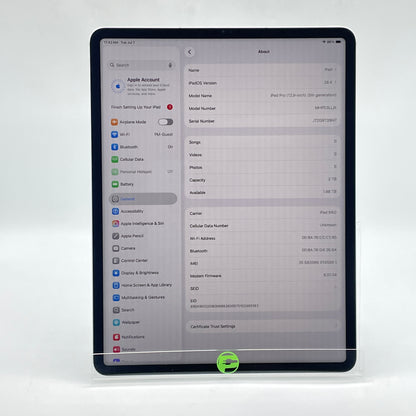 Factory Unlocked Apple iPad Pro 12.9" 5th Gen 2TB Silver MHP53LL/A