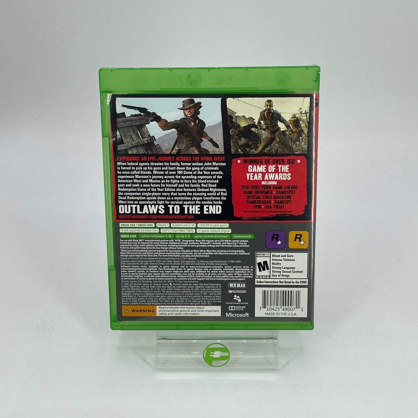 Red Dead Redemption [Game of the Year] (Microsoft Xbox One & 360, 2011)