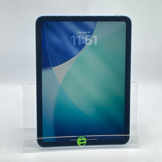 WiFi Only Apple iPad 10th Gen 256GB 26.5 Blue MPQ93LL/A