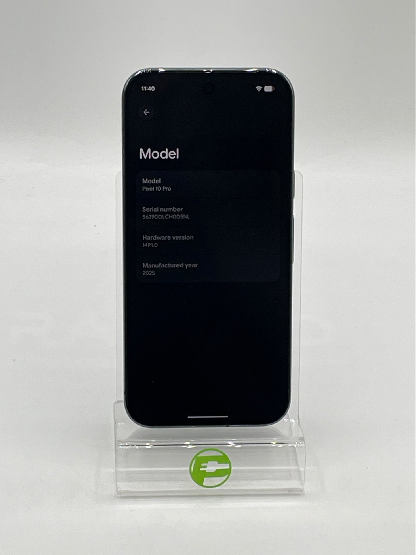 Unlocked Google Pixel 10 Pro 128GB Charcoal G4QUR