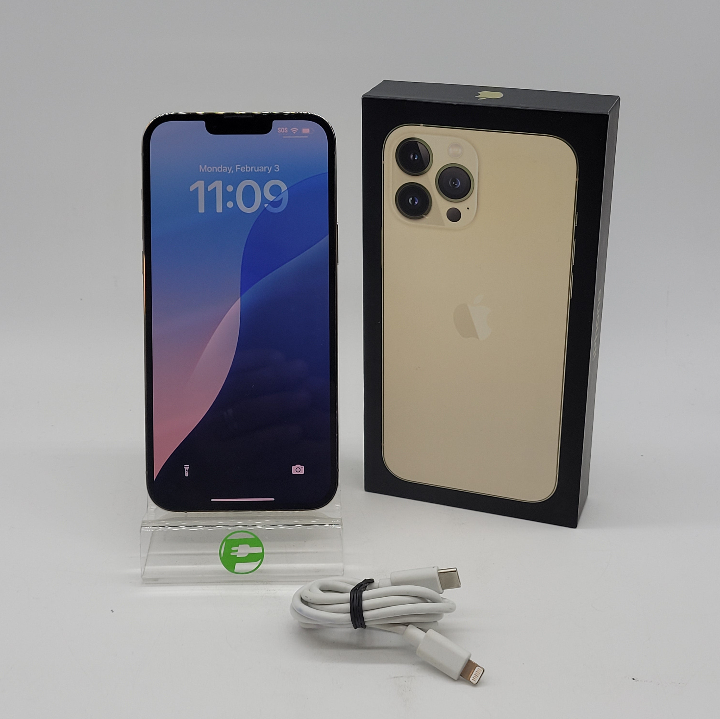 Factory Unlocked Apple iPhone 13 Pro Max 128GB Gold MLKN3LL/A